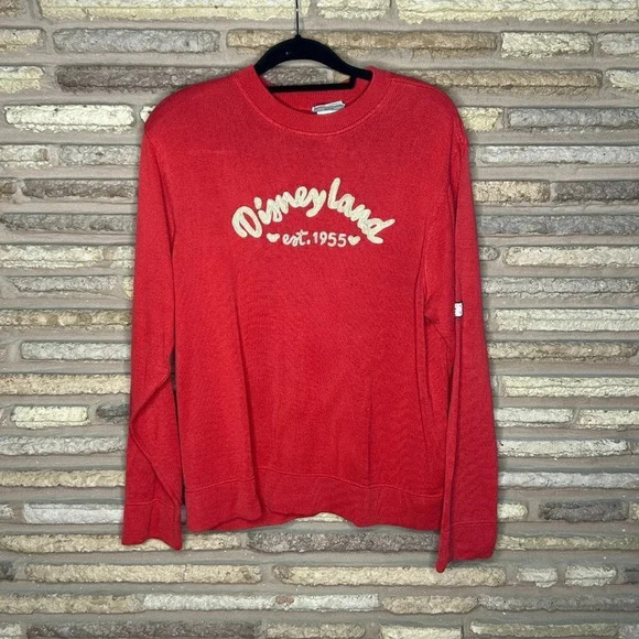 Disneyland Resort Mens Womens Oversized Embroidered Cozy Sweater - Picture 6 of 6